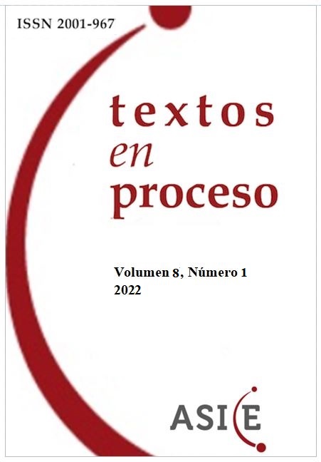 Textos en Proceso - Volumen 8, Número 1